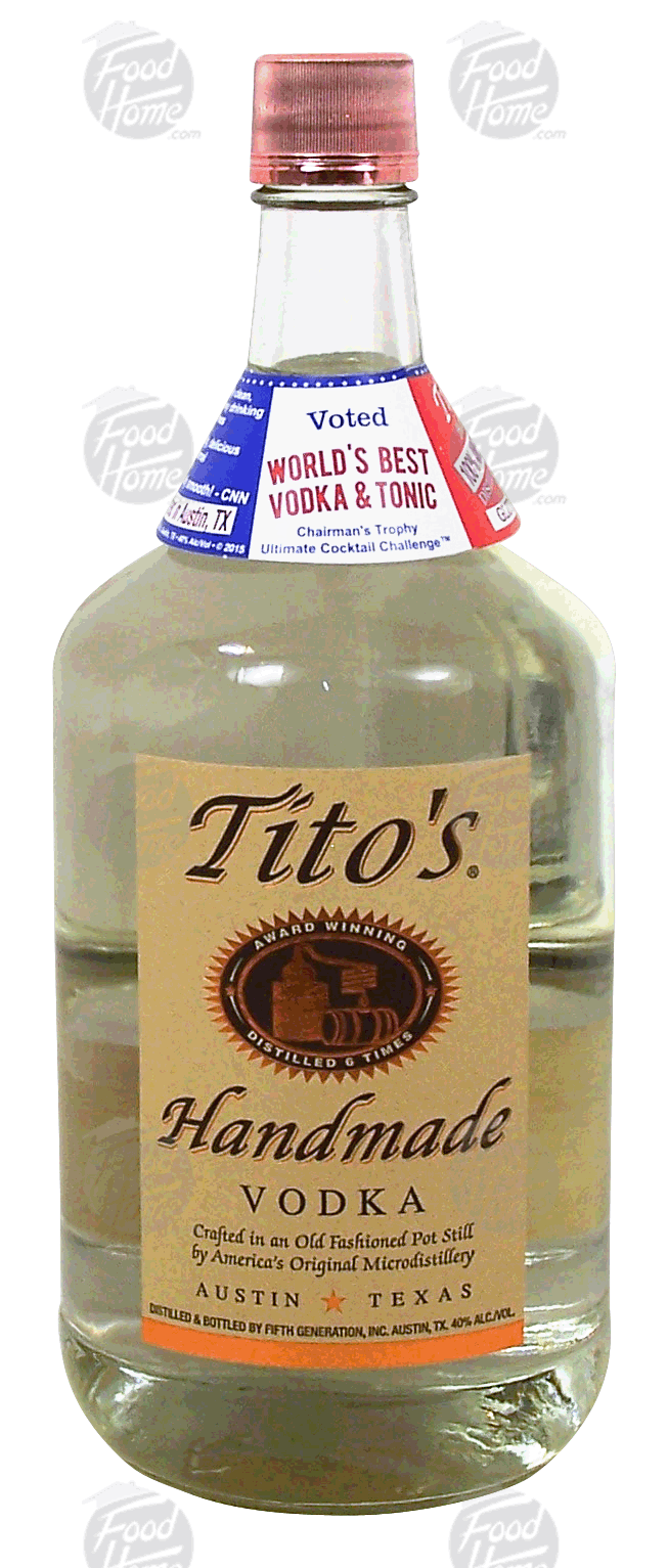 Tito's Handmade vodka, 40% alc. by vol. Full-Size Picture